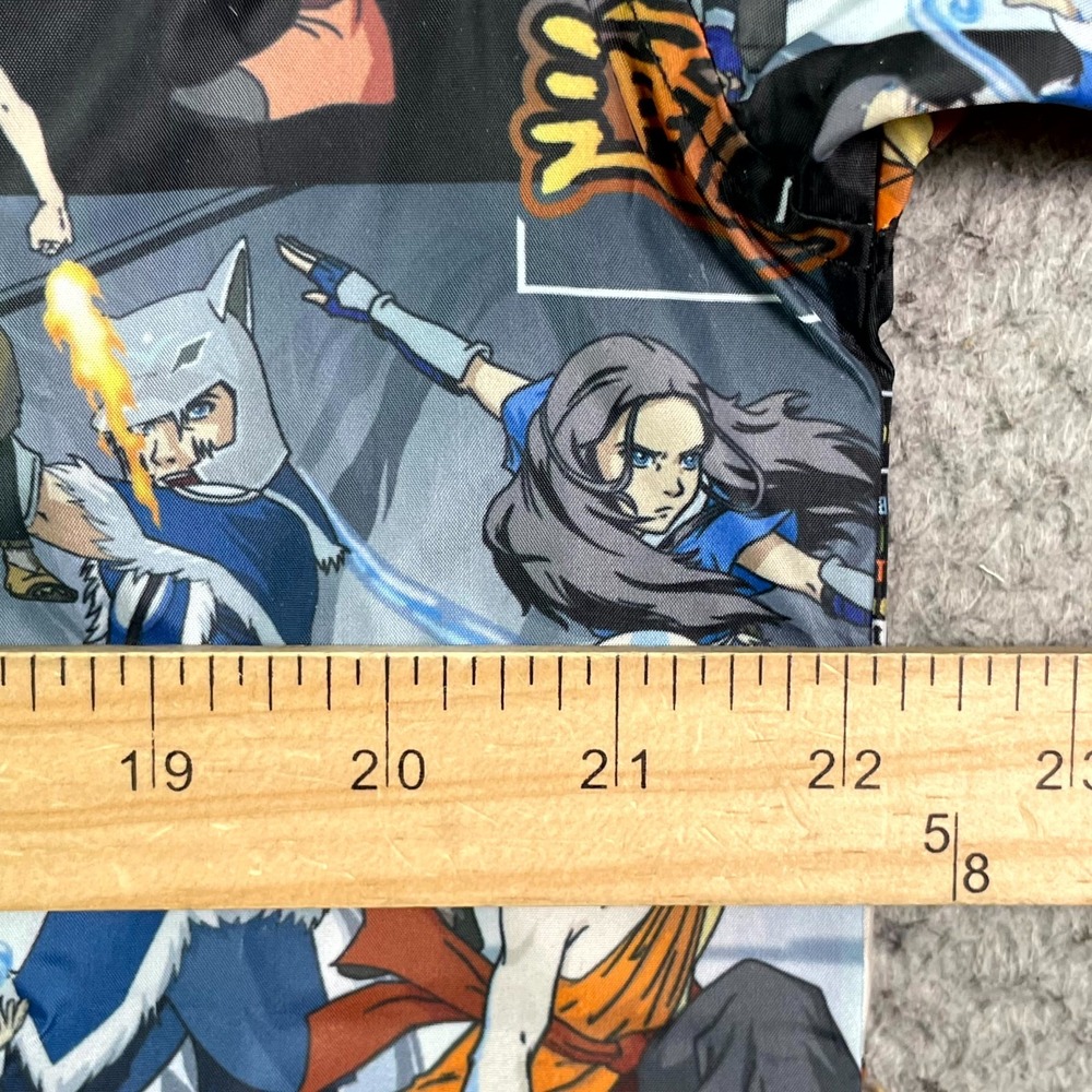 Nickelodeon Avatar The Last Airbender Windbreaker Jacket Men Medium Hooded Skate - Picture 4 of 10